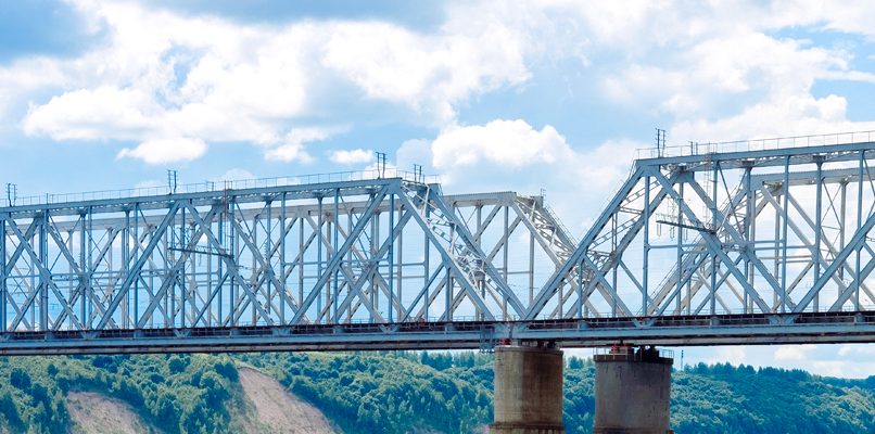 Fôrma de aço para ponte